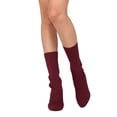 thumbnail image 1 of New Women Indulge Sophie-I Knitted Fabric Mid Calf Block Heel Sock Boot, 1 of 4
