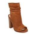 thumbnail image 1 of New Women Liliana Anson-1 Suede Peep Toe Ankle Cutout Block Heel Slouch Bootie, 1 of 6