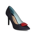 thumbnail image 1 of New Women MACKIN J 115-2 Glitter Pointy Toe Rhinestone Lip Print Stiletto Pump, 1 of 6