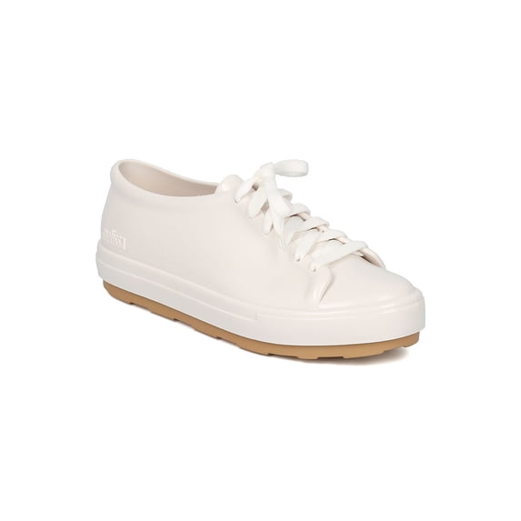 New Women Melissa BE PVC Jelly Lace Up Low Top Sneaker