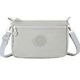 thumbnail image 1 of New Women Nylon Lightweight Coin Purse Crossbody Bag Messenger Bag Mobile Phone Bag Shoulder Bag GREY, 1 of 8