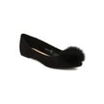 thumbnail image 1 of New Women Refresh Dotie-01 Faux Suede Pointy Toe Pom Pom Ballet Flat, 1 of 5