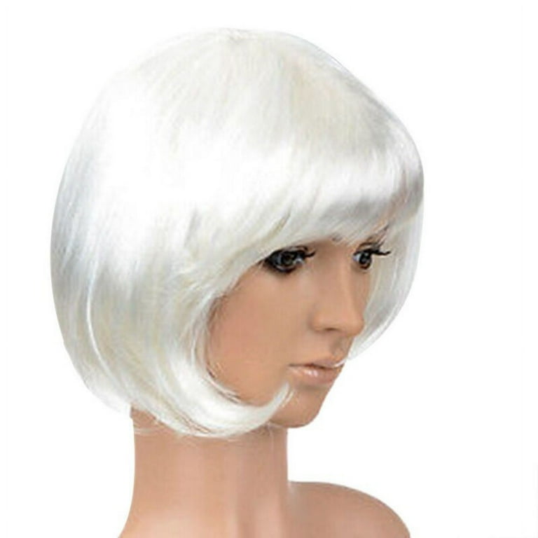 White short hair wig online