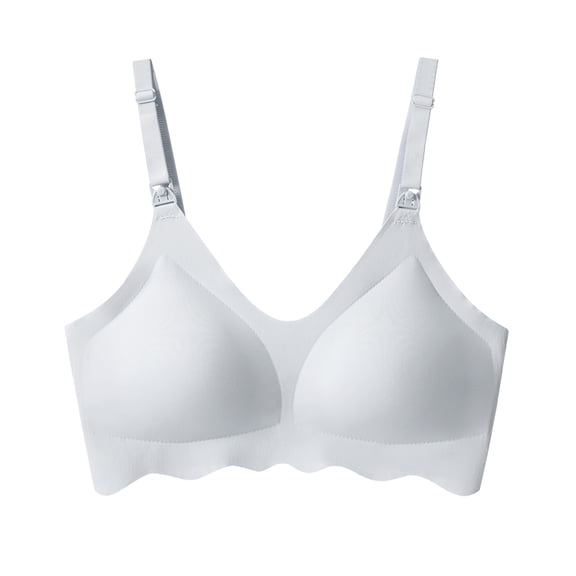 New Women Traceless Women's Comfortable and Breathable Ultra Thin Breastfeeding Bra Detachable Breastfeeding Bra