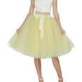 thumbnail image 1 of New Women Tulle Skirts Knee Length Long Adult Tutu Layered Short Prom Party Midi Skirt Club Basic Leisure Dailywear, 1 of 6