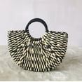 thumbnail image 1 of New Women Wicker Handbag Semicircle Bags Totes Beach Straw Woven Rattan Bag Retro Rattan Bag Handknitting, 1 of 1