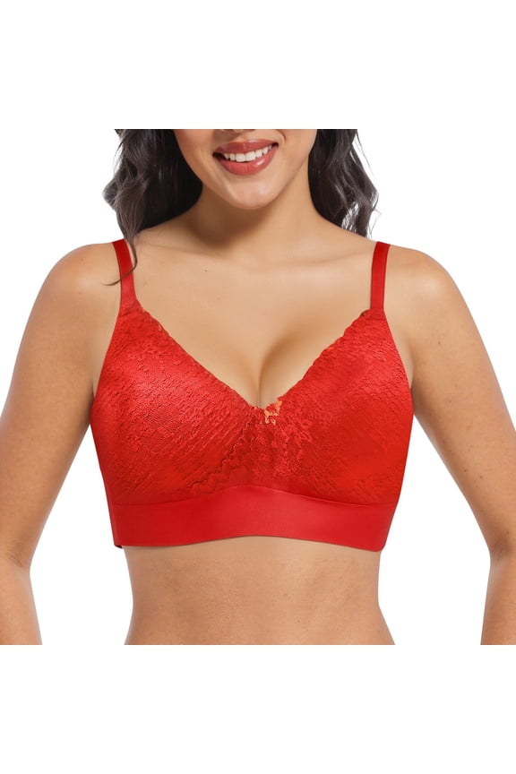 New Women's Breathable Latex Wire Comfortable Thin Sexy Push Up Bra