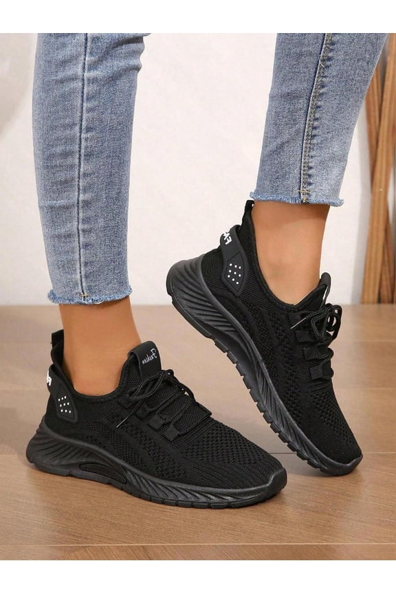 New Women's Casual Sneakers - Solid Colors for Fall/Winter - Thick-Soled, Wear-Resistant Slip-On Shoes for Outdoor Activities like Sports, Tennis, Running & Hiking. 2026