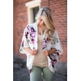 thumbnail image 1 of New Women's Floral Kimono Cardigans Casual Loose Open Front Cover Ups Tops, 1 of 1