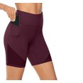 thumbnail image 1 of New Women's Gym Sports Shorts Solid Color Tights Leggings Biker Casual Shorts Fitness Cycling Workout Gym Shorts, 1 of 2