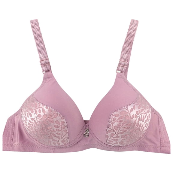 New Women's Large Size Thin Bra Without Wire Underwear