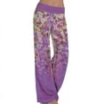thumbnail image 1 of New Women's Loose Printed Yoga Wide Leg Sports Pants, 1 of 1