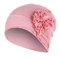 thumbnail image 1 of New Women's Mercerized Cotton Plate Flower Bottom Hat Headband Hat Side Flower, 1 of 3