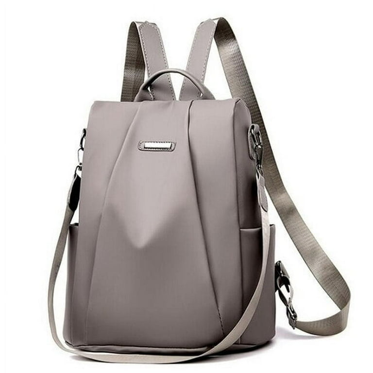 New Women s Multifunction Backpack Casual Nylon Solid Color School Bag For Girls Fashion Detachable Strap Travel Shoulder Bag Walmart