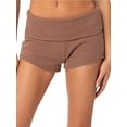 thumbnail image 1 of New Women's Pajama Shorts Solid Color Stripe Low Waist Slim Comfy Sleep Shorts Summer Casual Pajama Bottoms, 1 of 7