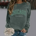 thumbnail image 1 of New Women's Printed Round Neck Pullover Street Long Sleeve Pullover Hoodie Light Zip Hoodie Women Juniors Fall Clothes Juniors Sweatshirts Pullover Crop Sweatshirts Women Full Hoodie 2 Peaces Set, 1 of 5