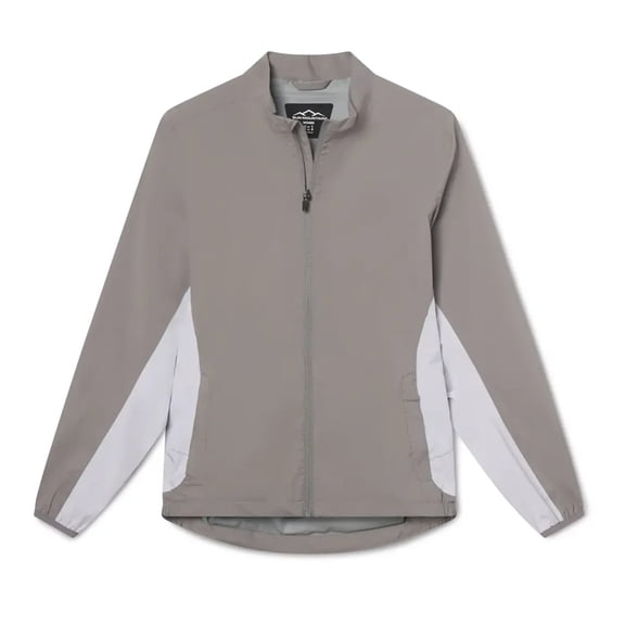 New Women's Sun Mountain Monsoon Golf Rain Jacket Cadet/White Medium