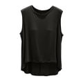 thumbnail image 1 of New Women’s Tank Tops with Built in Bras Loose Fits Breathable Sleeveless T-Shirt Comfy Casual Home Tops Black L, 1 of 8