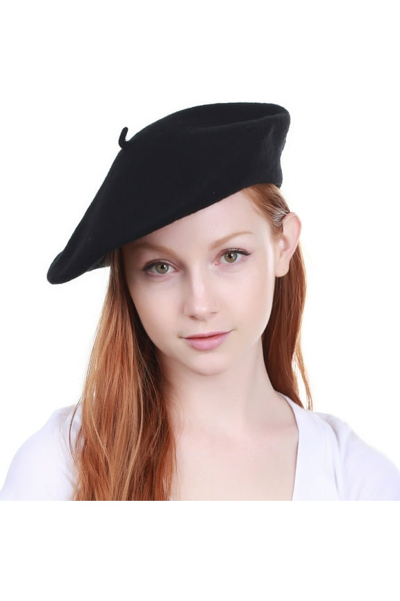 New Women's Warm 100% Wool Fashion French Berets Tam Beanie Slouch Hat Cap