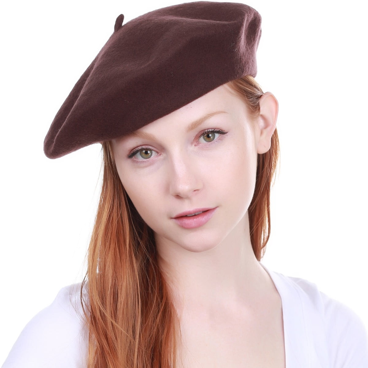 8313 Cashmere Beret Hats For Women Girls, Reversible French Berets Hat Solid French Beret Hat,Reversible Solid Color Cashmere Beret Cap  main image 2
