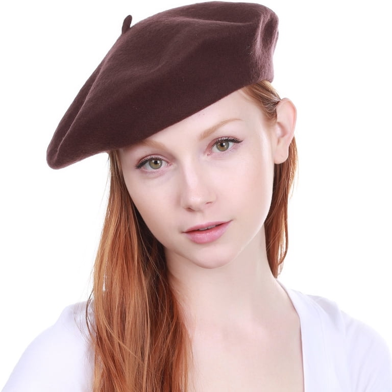 French Beret 100% wool 100% Solid Wool French Beret – Adlib Clothing main image 3