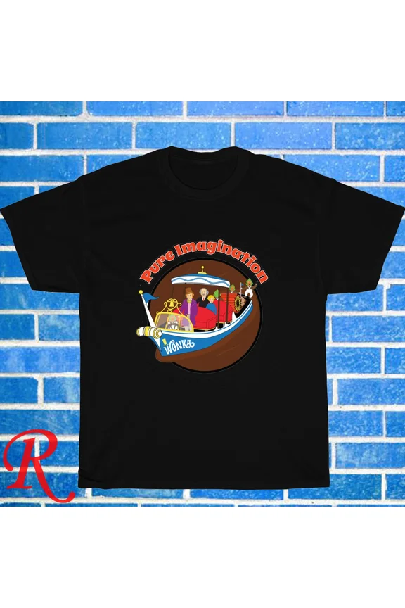 New Wonka Boat Tours Willy Wonka Black/Grey/Navy/White Size S-5XL Unisex T-Shirt