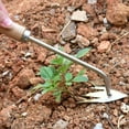New Wood Handle Stainless Steel Multifunctional Weeder Pulling Weeds