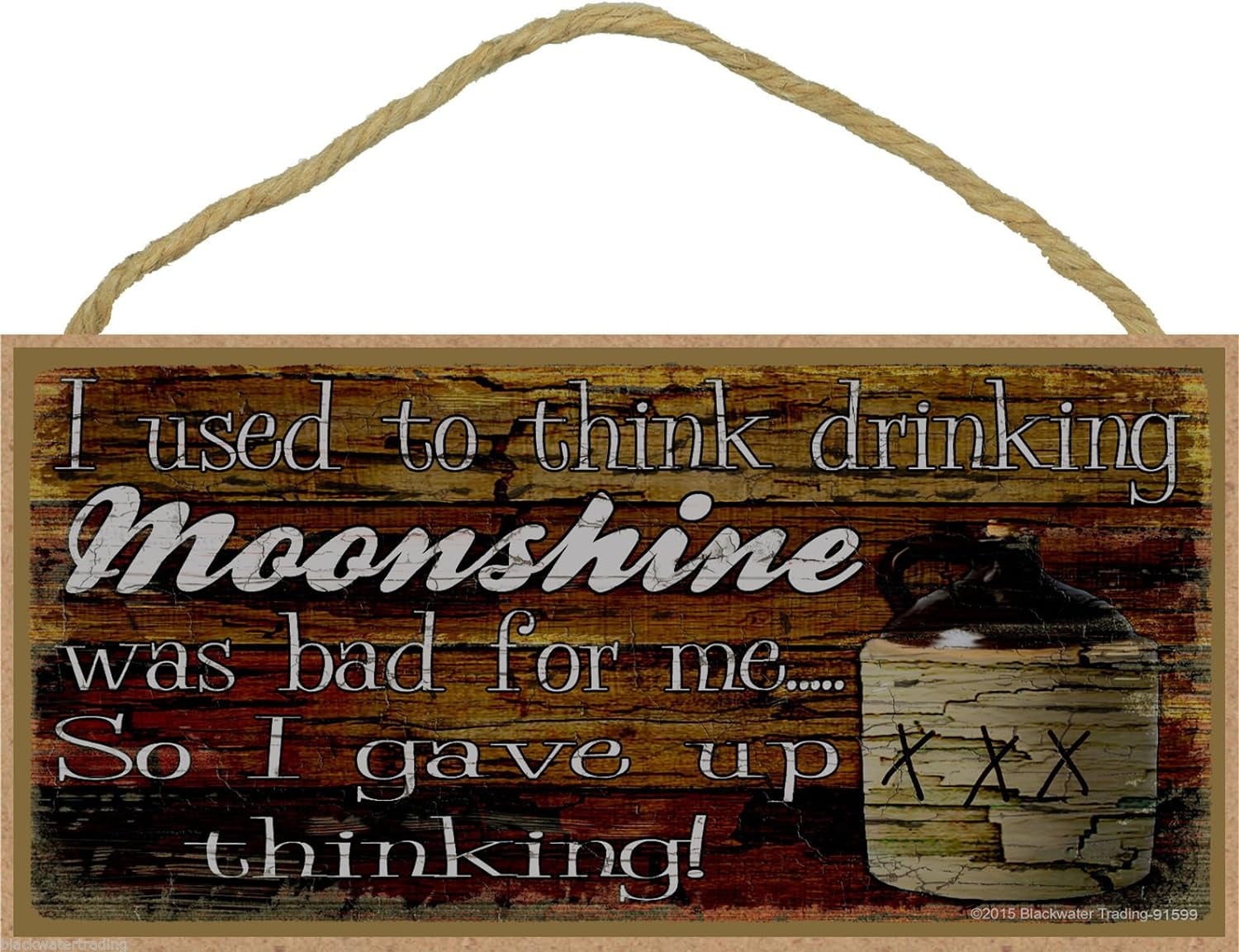 New Wood Sign 10x5 Inch Door Sign Moonshine Was Bad for Me Drinking  Moonshine Sign Hanging Wooden Wall Sign Home Garden Yard Signs Plaque -  Walmart.com, image size:1500x1153