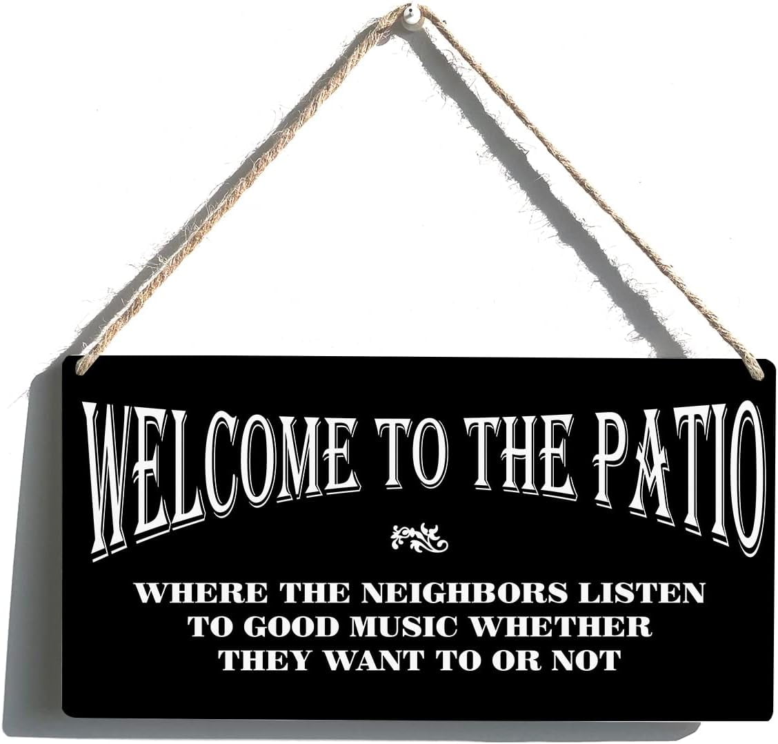 New Wood Sign 10x5 Inch Door Sign Patio Sign To The Patio Quote