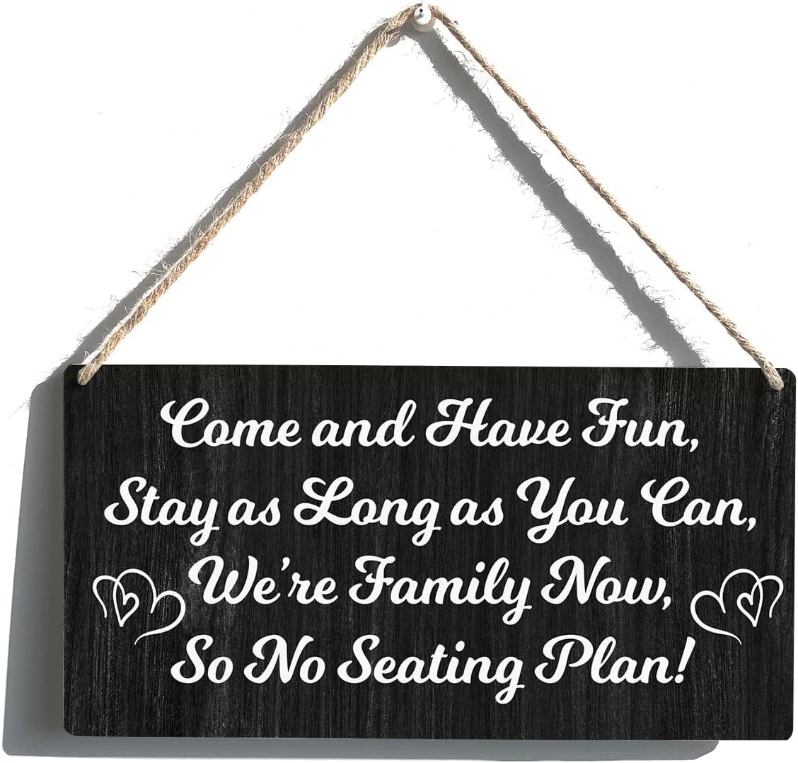 New Wood Sign 10x5 Inch Door Sign Wedding Seating Sign Come and Have