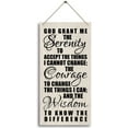 thumbnail image 1 of New Wood Sign 8x12 Inch Door Sign Serenity Prayer Sign Hanging Wooden Wall Sign Home Garden Yard Signs Plaque, 1 of 4