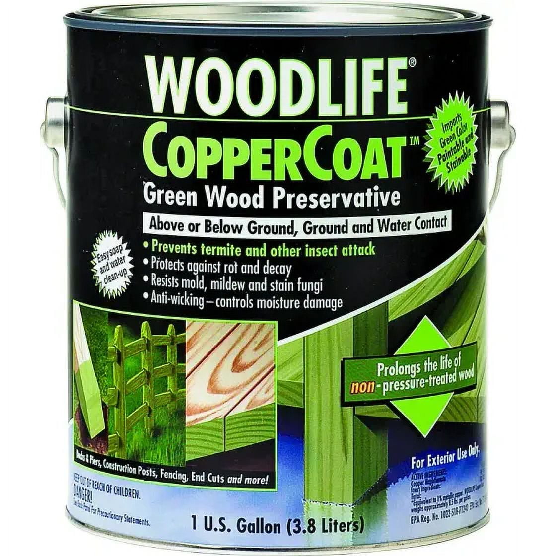 New WoodLife 1901A Woodlife Copper Coat Green Wood Preservative Gallon