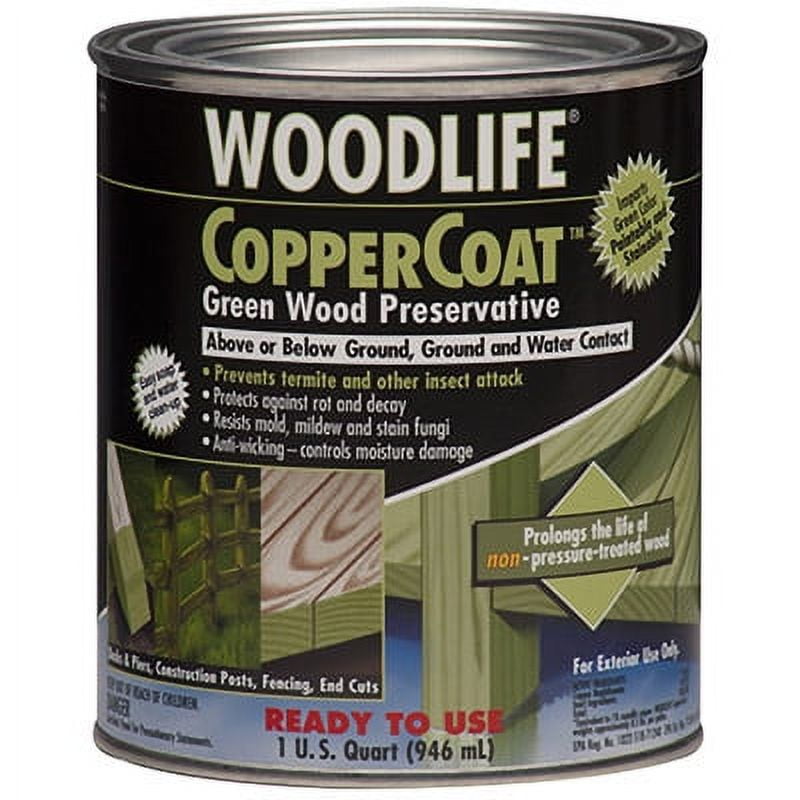 New Woodlife QT MultiPurpose Coppercoat Green Wood Preservative