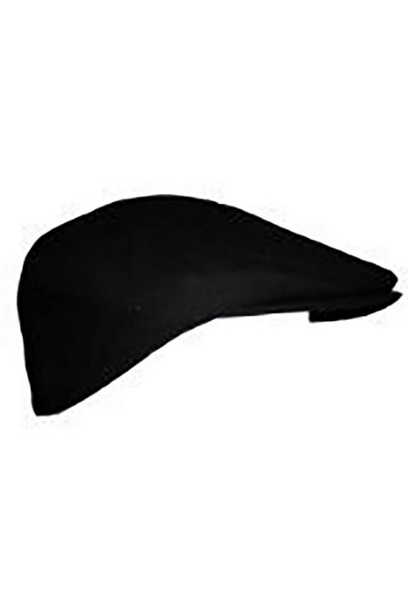 New Wool Blend Melton Ivy Cap - Black (2 Different Sizes)