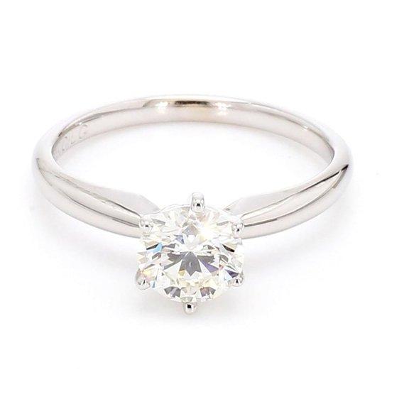 New World Diamonds 0.90Ct. IL Certified Solitaire Diamond Ring Mallory