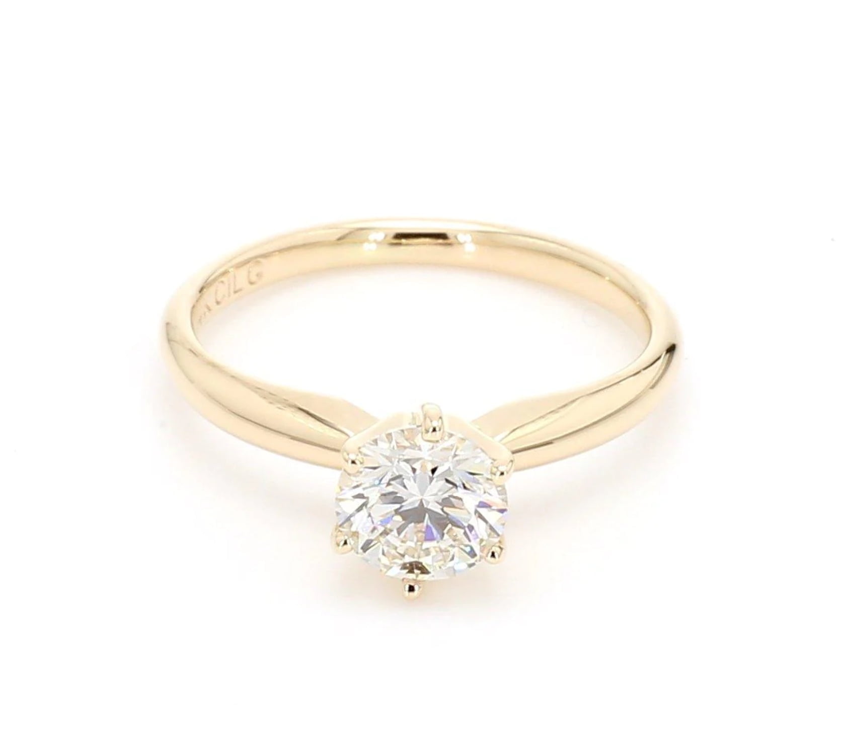 New World Diamonds IGI Certified 1 2 Carat Lab Grown Diamond Solitaire Ring 14kt Yellow Gold Size 8 263291 Walmart