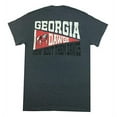 thumbnail image 1 of New World Graphics Georgia Pennant Flag Short Sleeve T-Shirt-Dark Heather-XXL, 1 of 4