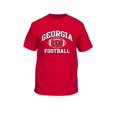 thumbnail image 1 of New World Graphics Georgia UGA Bulldogs Football Standing Mascot Short Sleeve T-shirt-Red-small, 1 of 1