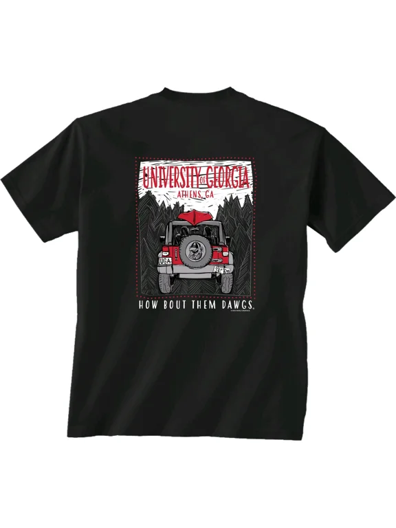 New World Graphics UGA Black Offroad Vehicle Short Sleeve T-Shirt