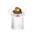 thumbnail image 1 of New World Graphics UGA Bulldogs Baseball Dirty Glove Comfort Colors Graphic T-Shirt-Medium, 1 of 4