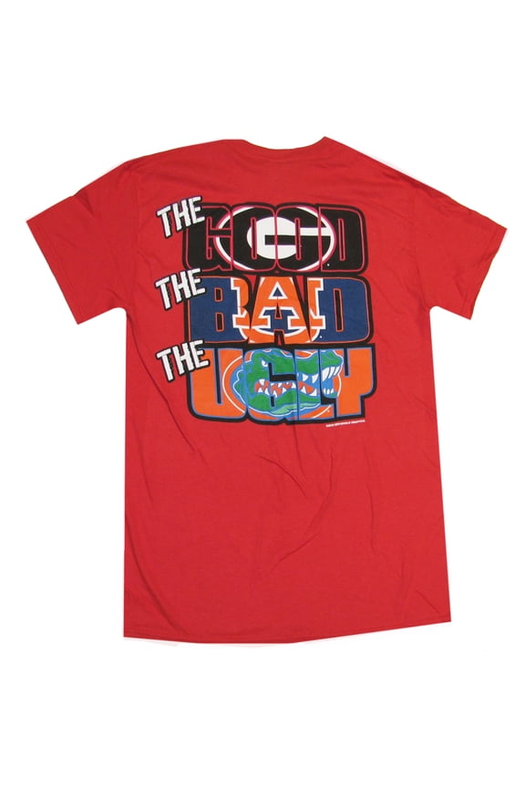 UGA Bulldogs The Good,Bad, Ugly T-Shirt-Small Red
