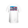 thumbnail image 1 of New World Graphics UGA Three Flags Stronger Than Ever Bulldog Pride Short Sleeve Mens Graphic T-Shirt, 1 of 4