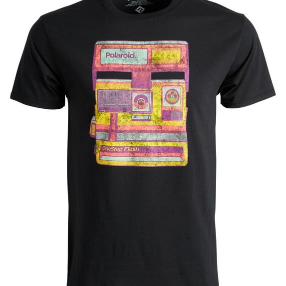New World Mens Polaroid Graphic T-Shirt, Multicoloured, Medium