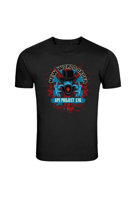 New World Order Ape Project C16 Graphic T-Shirt