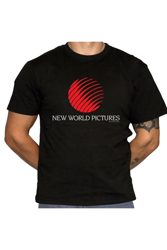 New World Pictures Logo T-Shirt - Defunct Film Production Company - 100% Cotton