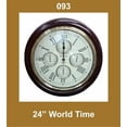 thumbnail image 1 of New World Time Clock 24'' Nautical Roman Number, 1 of 1