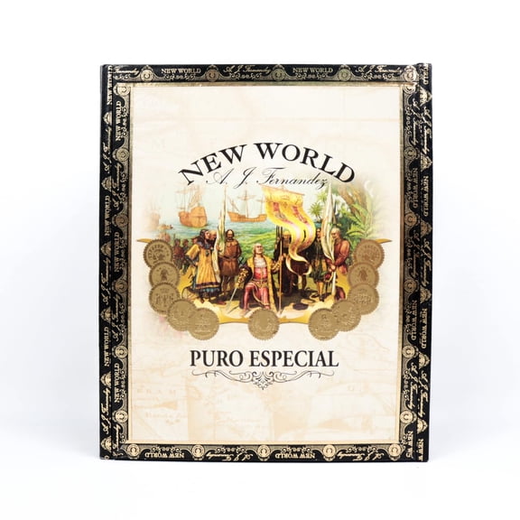 New World Toro Puro Especial Empty Wood Cigar Box 7" x 6" x 2.75"