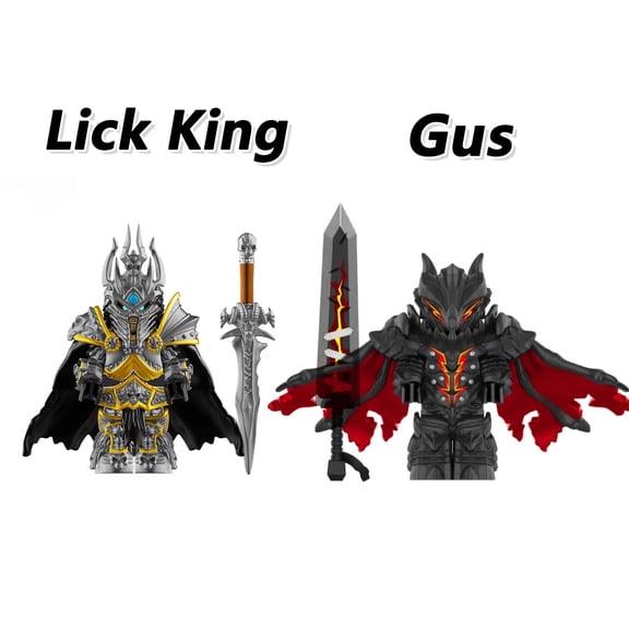 New World of Warcraft Wow Building Blocks Lich King Mini Action Figure Toys Berserk Guts Gus Building Block Figure Holiday Gift