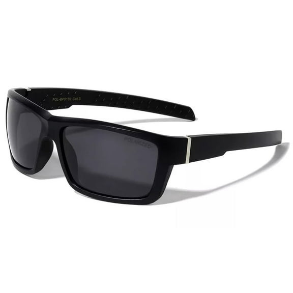 New Wrap Around Men Anti Glare Fishing Driving Sport Black Polarized Sunglasses