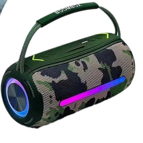 New X360 Portable Bluetooth Speaker, Deep Bass High Volume Premium Sound, Handheld Design for Outdoor, Desktop & Car, TF Card Support, LED Lights, Ideal for Family & Parent-Child Entertainment